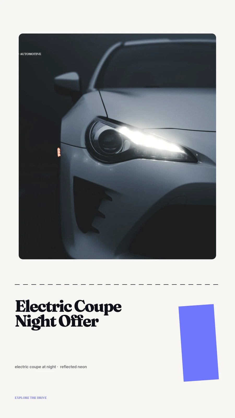 Electric Coupe Night Offer visual preview