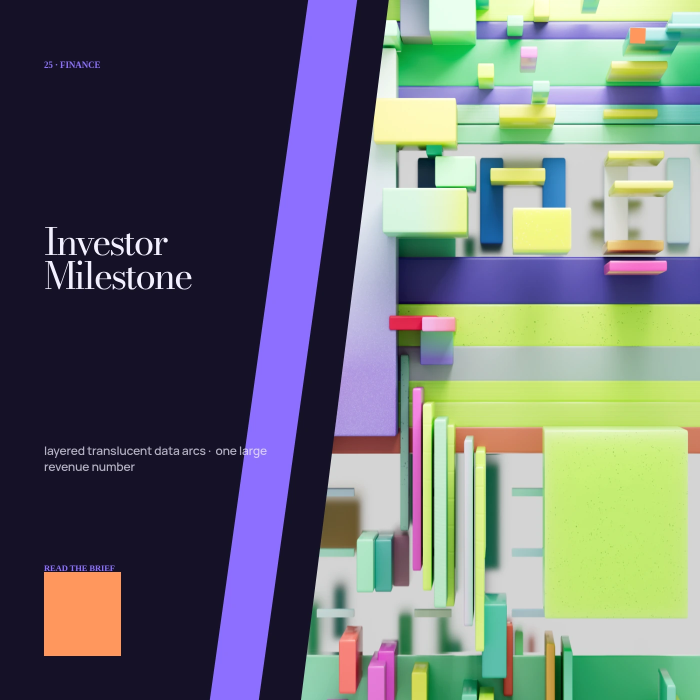 Investor Milestone Card visual preview