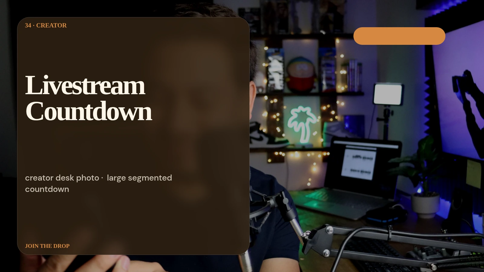 Livestream Countdown Card