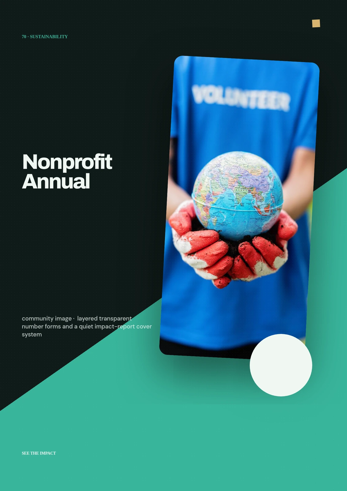 Nonprofit Annual Cover visual preview